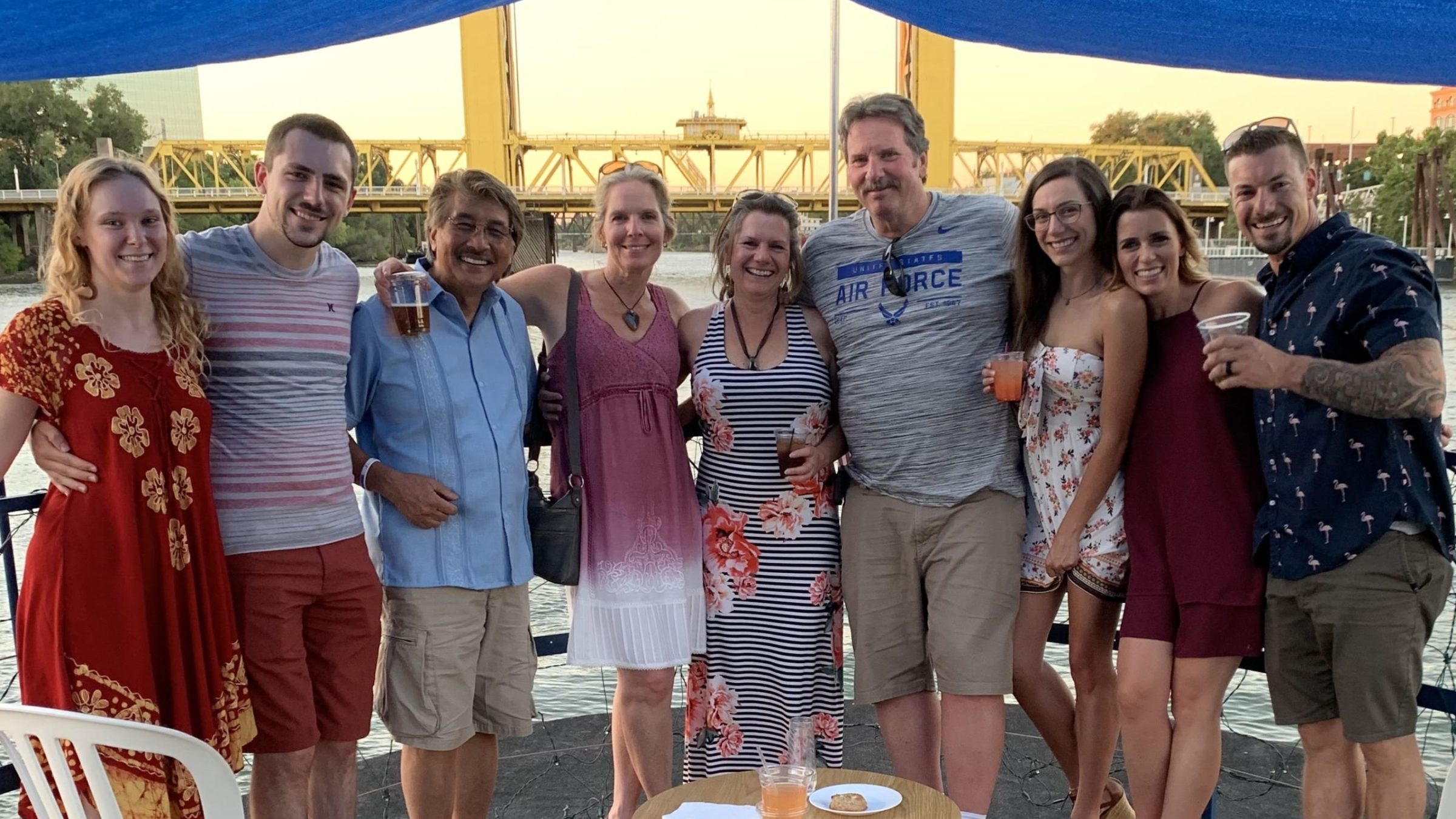 Amy Landecker et al. posing for the camera